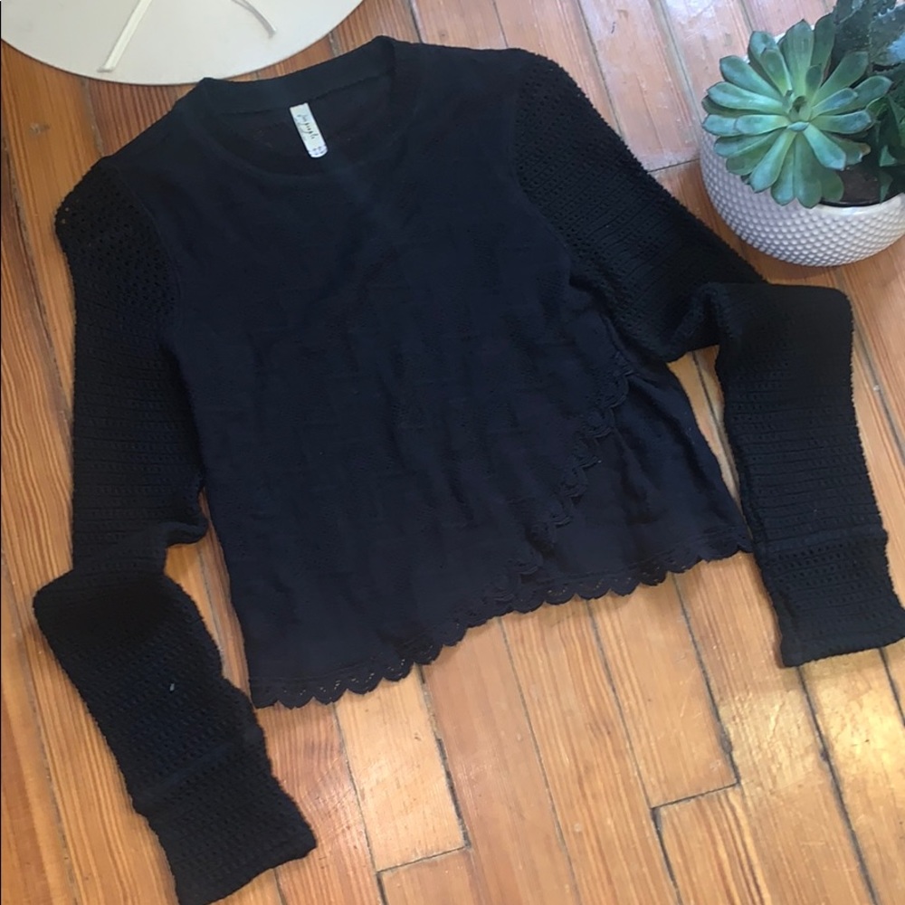 FreePeople cropped sweater